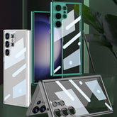 GKK Space Frame Transparent PC+TPU Phone Case, For Samsung Galaxy S23 Ultra 5G